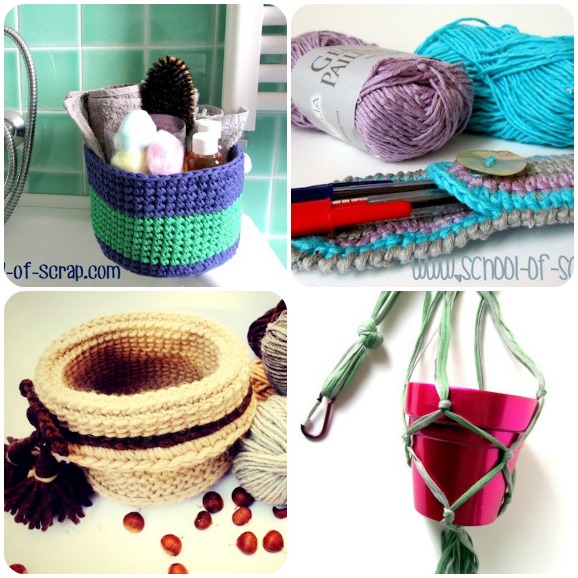 14 tutorial a maglia e uncinetto per realizzare accessori per la casa, i  bambini e per noi!