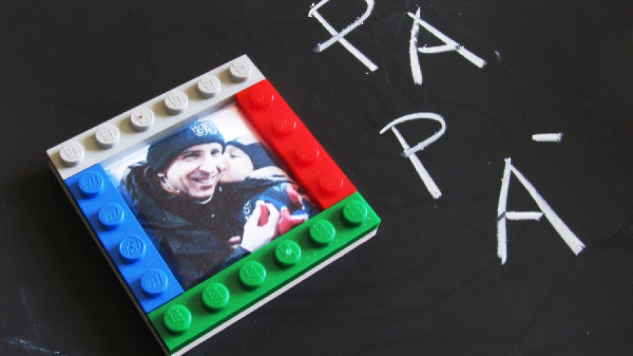 Lavoretti Per La Festa Del Papa Il Portafoto Calamita Da Creare Con I Lego